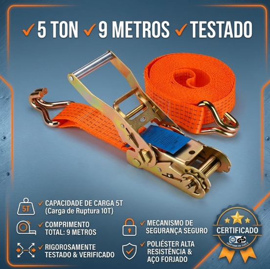 Cinta com Catraca 10 Toneladas